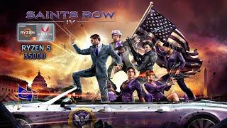 Saints Row IV on Ryzen 5 3500U Asus Vivobook 14 M409DA Gameplay