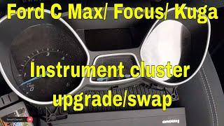 Ford C max 2012/ Focus instrument cluster swap / Замена приборки РП32 на РП7