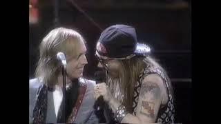 Tom Petty & Axl Rose "Free Fallin" & "Heartbreak Hotel" LIVE (1989)