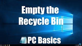 How to Empty the Recycle Bin on your Computer