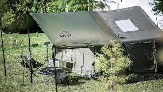 【Solo Camping】Enjoy solo camping with the comfortable inflatable tent Coody 8.0 at Tianqing Lodge