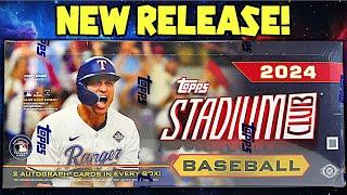 2024 TOPPS STADIUM CLUB HOBBY BOX BASEBALL CARDS OPENING!