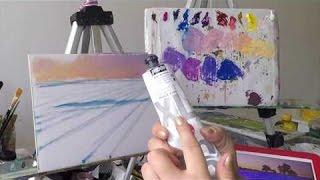 Лавандовое поле маслом. Татьяна Зубова. Speed painting. Lavender field. Tatiana Zubova