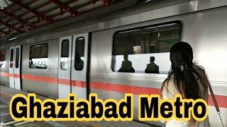 Ghaziabad metro ka safar | Shaheed Sthal (New Bus Adda) to Dilshad garden in 13 minutes