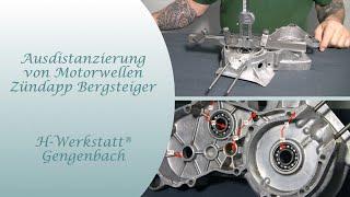 Zündapp Motor (Bergsteiger M50) ausdistanzieren I H-Werkstatt®