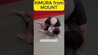 BJJ BEGINNER  SNEAKY KIMURA from MOUNT #bjj #jiujitsu #grappling