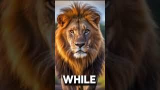 Why The Lion Is The King Of The Jungle!  #shorts #animals #wildlife #facts #interesting