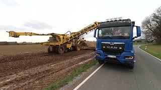 Ropa Maus5, Deutz-Fahr Gespann, 5 MAN LKW, Mercedes Unimog, Zuckerrüben