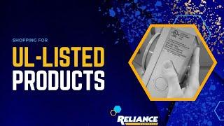 Reliance Controls   Shopping for UL-Listed/UL-Certified Products