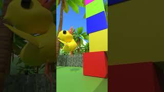 10000 Block tower Vs Baby Duck  #simulation #babyduck #short
