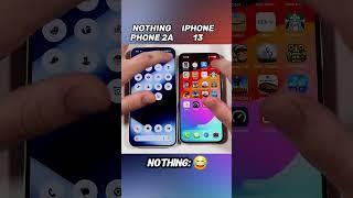 Nothing Phone 2a vs iPhone 13  Will “Nothing” Surprise Us? #shorts