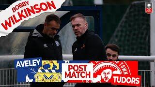 POST MATCH REACTION | Bobby Wilkinson | Aveley 2-1 Hemel Hempstead Town