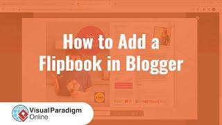 How to Add a Flipbook in Blogger