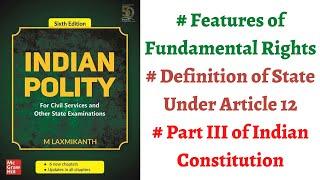 (V17) (Fundamental Rights Features, Definition of State in Article 12) Indian Polity