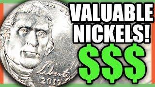 5 VALUABLE NICKELS TO LOOK FOR IN CIRCULATION - RARE NICKELS WORTH MONEY