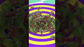 Satisfying Colorful Lego duds funneling down  #asmr #oddlysatisfying #oddlysatisfyingcompilation