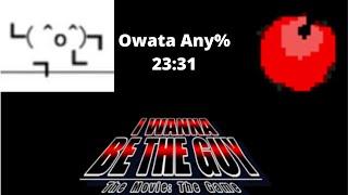 I Wanna Be the Guy - Remastered Owata Any% Speedrun 23:31 [Former WR]