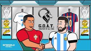 Messi and Ronaldo  The GOAT of The World