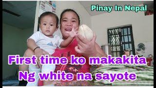 First time ko makakita Ng white na sayote