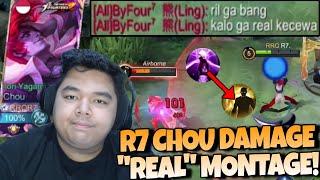 BELUM TAU R7 CHOU DAMAGE ?! REAL INI GAAKAN KECEWA !! #MLBB