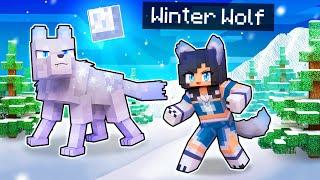 Playing Minecraft as the WINTER WOLF!