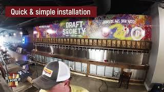 Installing an iPourIt Self-Serve Tap Wall System