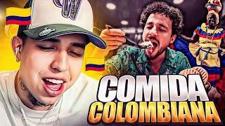 REACCIONANDO A LUISITO COMUNICA EN COLOMBIA PROBANDO COMIDA CALLEJERA | WESTCOL