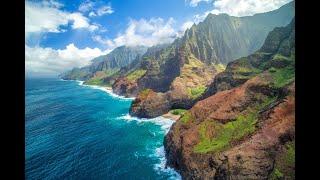 Kaua'i Napali Coast Helicopter Ride 4K (Raw, No Music)