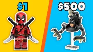 LEGO МИНИФИГУРКИ за 1$ VS 500$