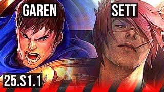 GAREN vs SETT (TOP) | 8/1/3, 1100+ games, Legendary | NA Master | 25.S1.1