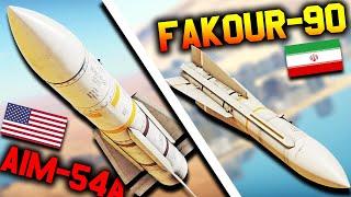 IRANIAN Fakour-90 VS AIM-54A TEST｜Which IS Better?