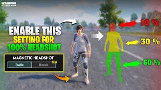 Enable This Settings for More Headshot Improve Headshot to Kill Enemy | Headshot & Crosshair Guide