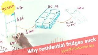 RV Solar Power Basics - Why Residential Refrigerators Suck - Josh's Garage