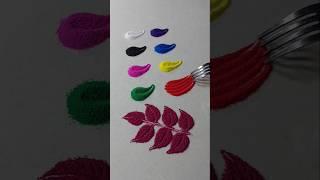 ️Multicolour Rangoli design...#trending #viralvideo