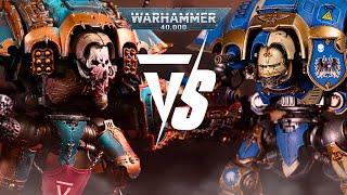 Chaos Knights Vs Imperial Knights: 2000pts Warhammer 40K Battle Report