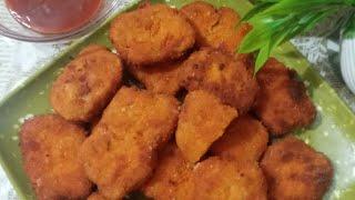 অনেক মজার ছোট বড় সকলের পছন্দ চিকেন নাগেটস। #vairal #recipe #foodrecipes