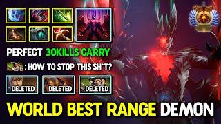 WORLD BEST RIGHT CLICK RANGE DEMON Terrorblade Perfect 30Kills Max Slotted Build 7.37 DotA 2