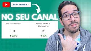 Idéias para ATIVAR o botão SEJA MEMBROS do Canal no Youtube | Como ativar o seja membro no Youtube