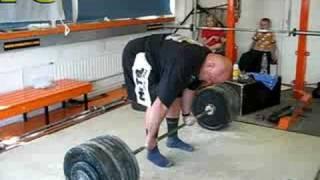 Juha Harju Raw Deadlift 292.5kg / 646lbs  31.7.08