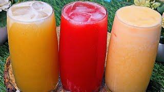 3 natural fruit based drinks | iftar drinks| summer special,refreshing summer drinks | fruit sharbat