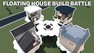 FLOATING HOUSE BUILD BATTLE In BLOXBURG