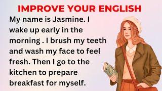 Daily Routine | Improve your English | Learn English Speaking | Level 1⭐| Listen and Practice