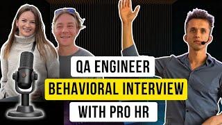 Behavioral interview questions and answers - QA Engineer, SDET