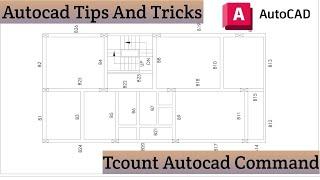 autocad tips and tricks | tcount autocad I tcount command in Autocad 2025 | Autocad 2025