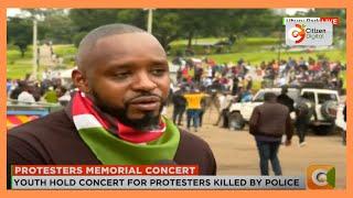 Thousands of youth throng Uhuru Park to honour those killed by police during protests