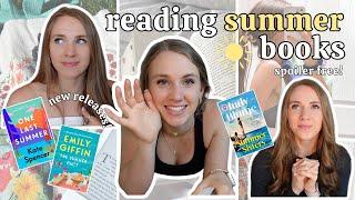 reading summer books for a week ️ spoiler free reading vlog!