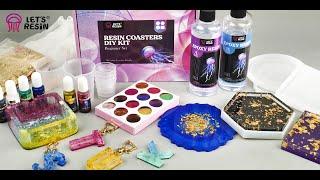 LET'S RESIN Resin Starter Kits, Resin Crafts Tutorial for Beginner