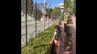 Прогулка по Стамбулу, кормлю чаек на Босфоре