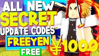 ALL NEW *FREE REROLL* UPDATE CODES in SLAYERS UNLEASHED CODES! (Roblox Slayers Unleashed Codes)