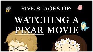 Five Stages of watching A Pixar Movie (HISHE collab)